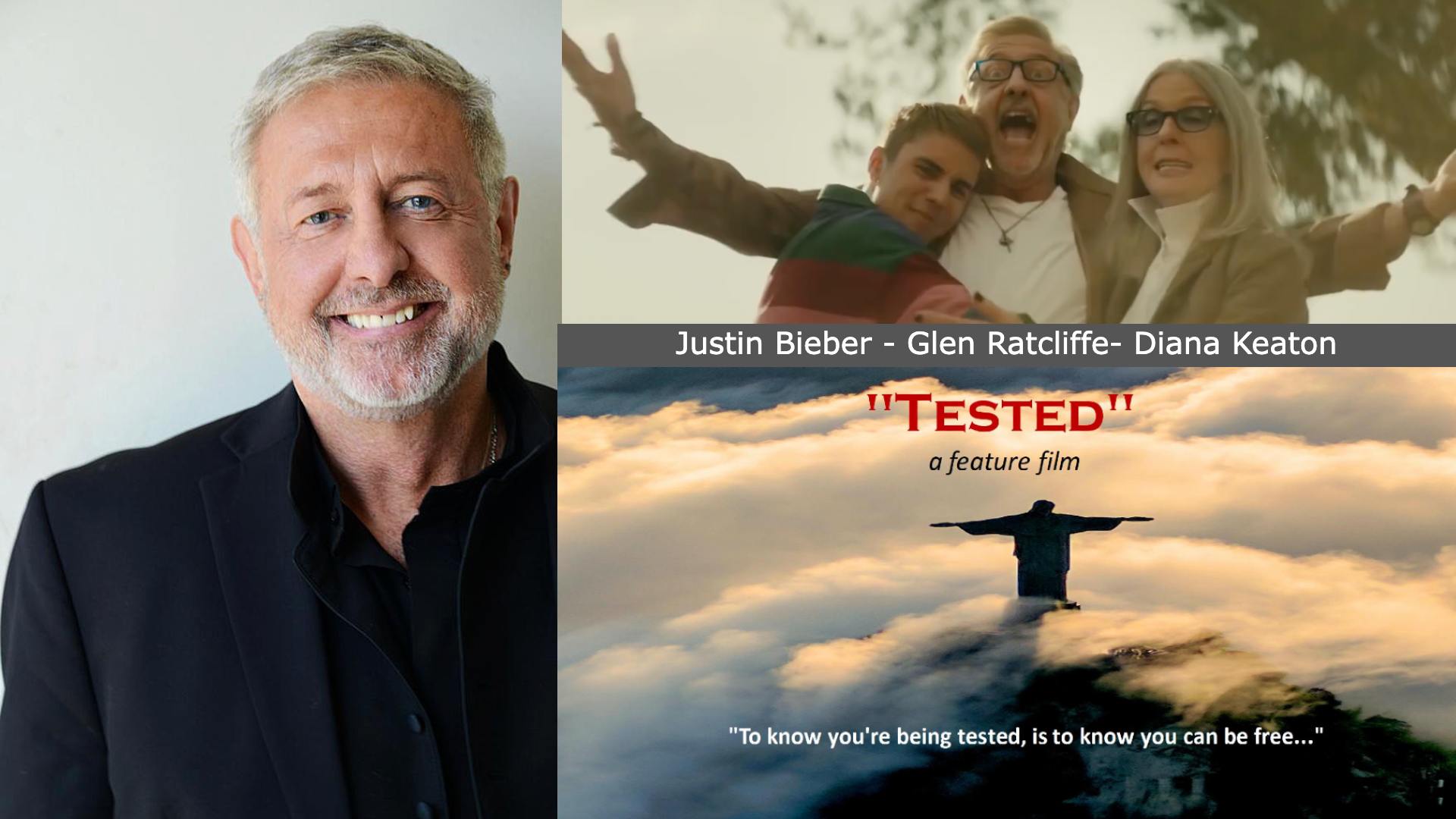 HOLLYWOOD NEWS: ACTOR AND PRODUCER GLENN RATCLIFFE EXCEEDS 100MILLION VIEWS STARRING IN JUSTIN BIEBER’S “GHOST” & MORE ON HIS LATEST FILM “TESTED” CHANGING THE WORLD!