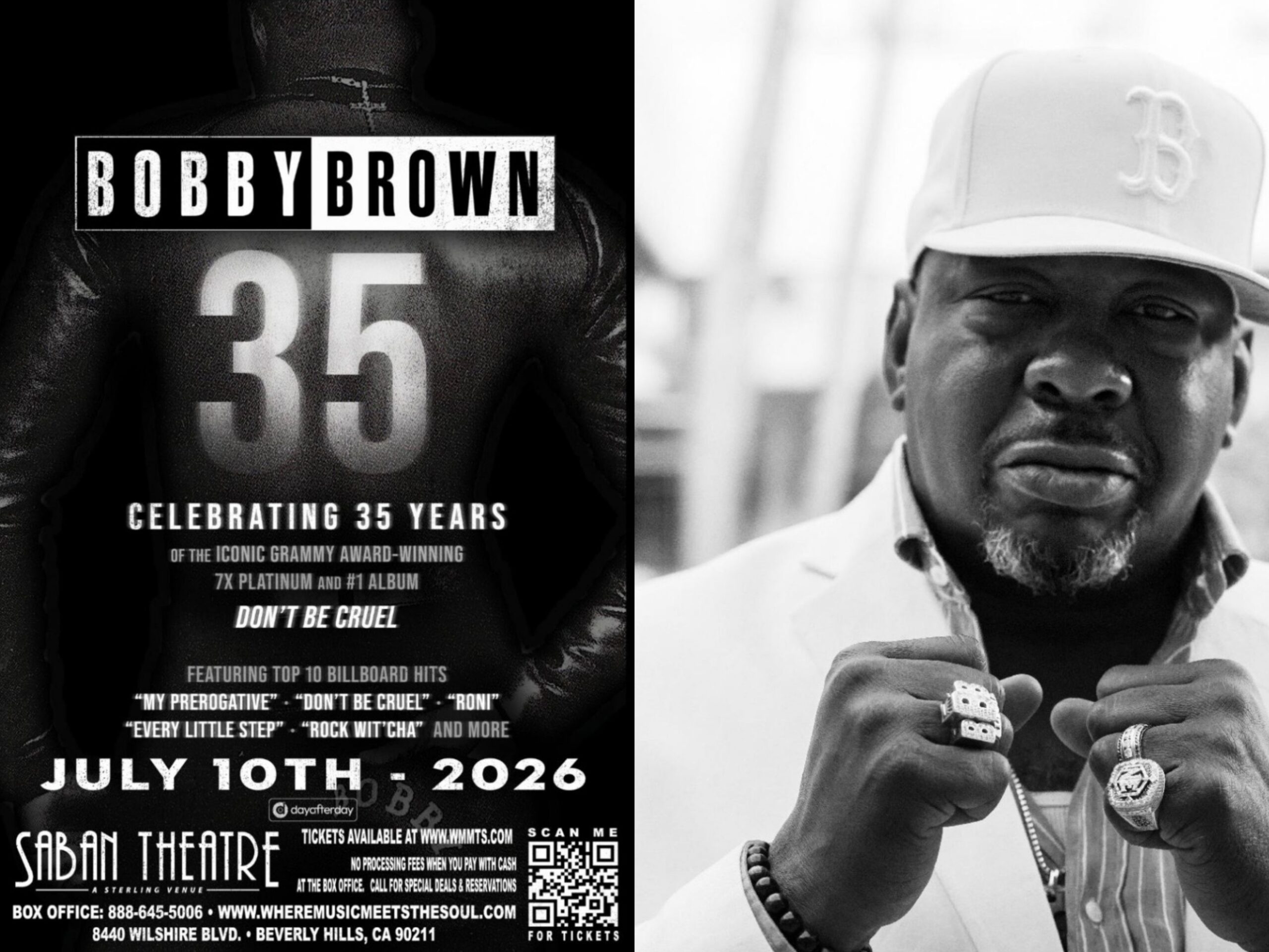Bobby Brown, Multi-Platinum Superstar Bobby Brown Brings the Don’t Be Cruel 35th Anniversary Celebration to Life at the Saban Theatre – July 10