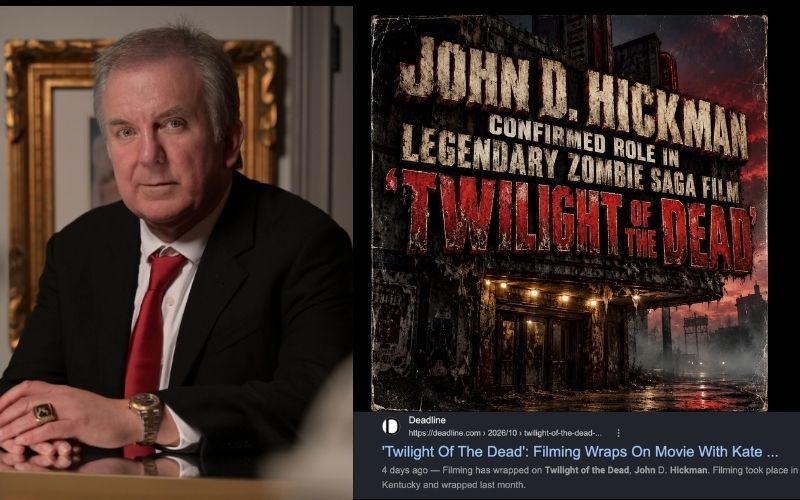 Production Wraps on George A. Romero’s Final Zombie Epic, Twilight of the Dead, Featuring Actor John D. Hickman